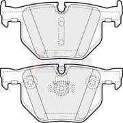 Fahren Rear Brake Pad Set FBP3154