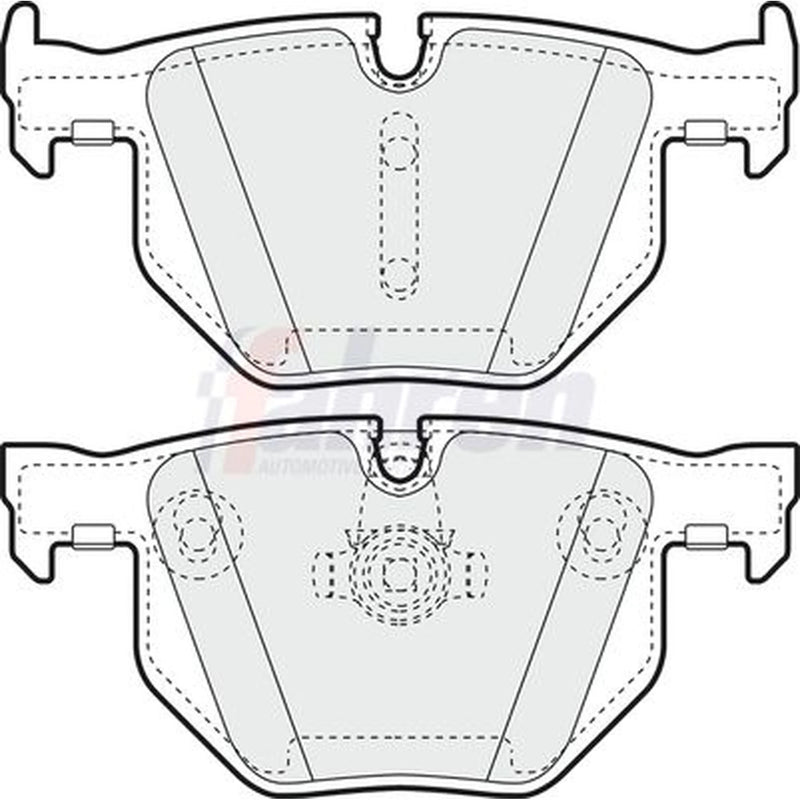Fahren Rear Brake Pad Set FBP3154
