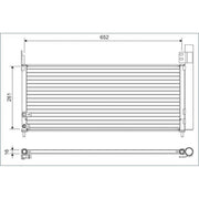 Valeo Air Conditioning Condenser 822640