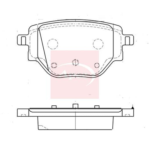 Apec Front & Rear Pads fits Peugeot 2008 II 2019 on 1.2