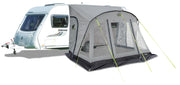 Quest Falcon Pro 390 Poled Porch Caravan Awning Grey Quest Leisure - Dynamic Drive