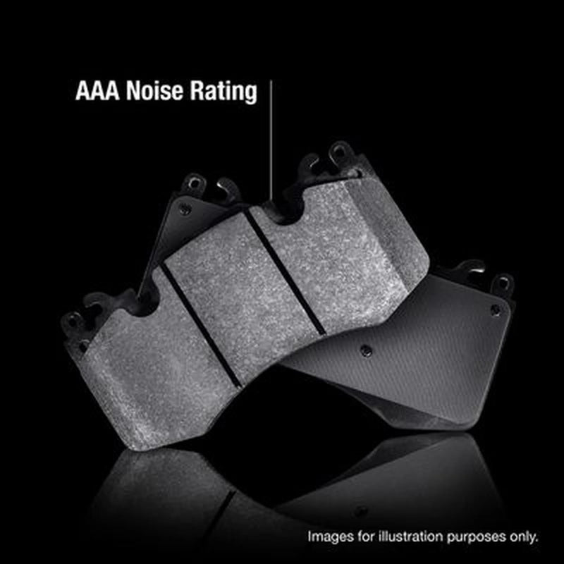 Apec Black Front Brake Pad Set fits Audi A3 1996-2003 1.8 1.9