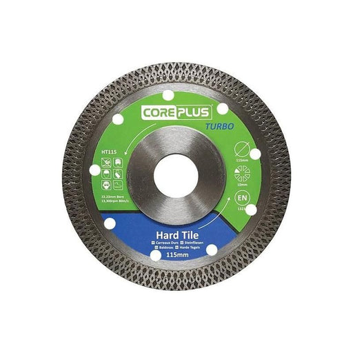 Coreplus HT115 Hard Tile Turbo Diamond Blade 115mm CorePlus - Dynamic Drive