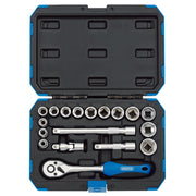 Draper Metric Socket Set, 3/8" Sq. Dr. (18 Piece) 16359 Draper - Dynamic Drive