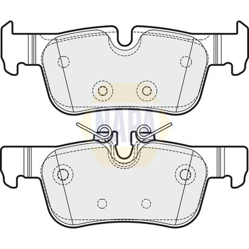 NAPA Rear Brake Pad Set NBP1295