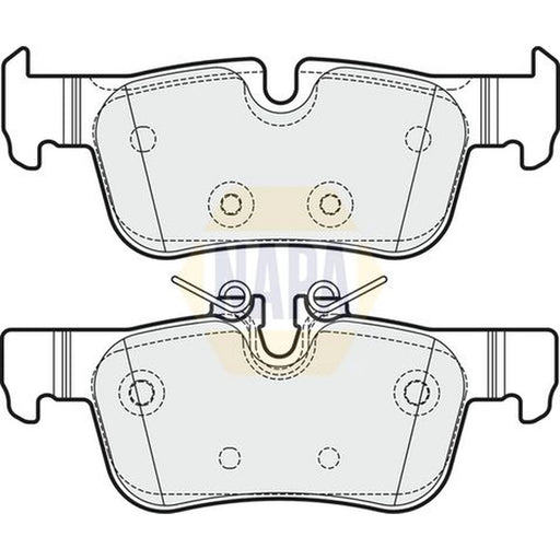 NAPA Rear Brake Pad Set NBP1295