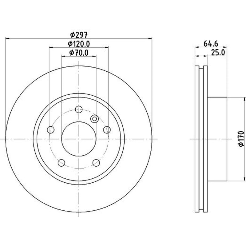 Mintex Front Brake Discs & Pads fits Land Rover Range Rover 1994-2002