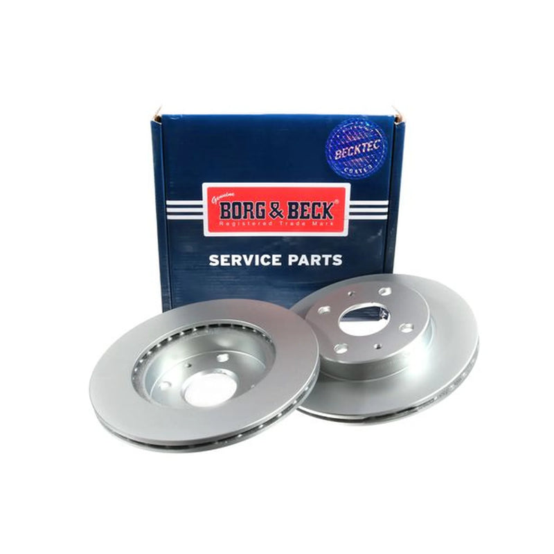 Borg & Beck Front Brake Discs & Pads fits Daihatsu Sirion 2005-2013 1.0 1.3