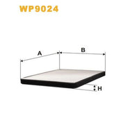 WIX Cabin Air Filter (Pollen Filter) WP9024
