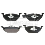 Borg & Beck Front Brake Vented Discs & Pads fits VW Bora I 2000-2005 1.9