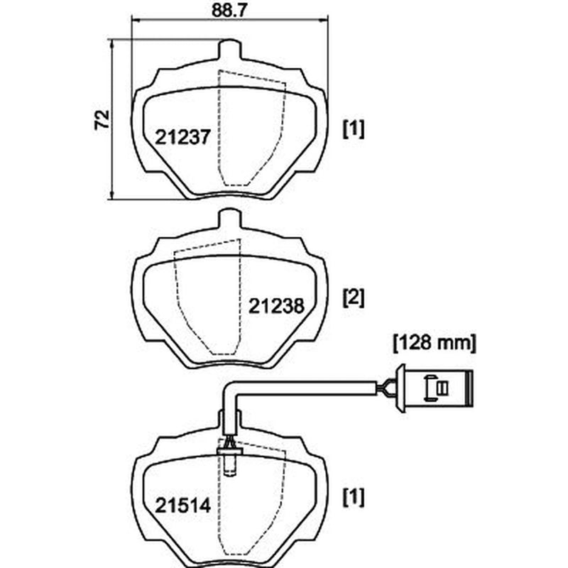 Mintex Front & Rear Brake Discs & Pads fits Land Rover Discovery I 1989-1998