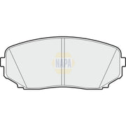 NAPA Front & Rear Pads fits Mitsubishi Shogun Sport III 2015 on 2.4