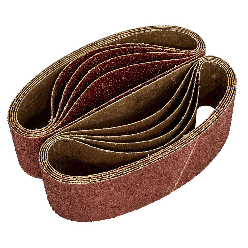 Sealey Sanding Belt 75 x 533mm 24Grit Pack of 5 WSB53245 Sealey - Dynamic Drive
