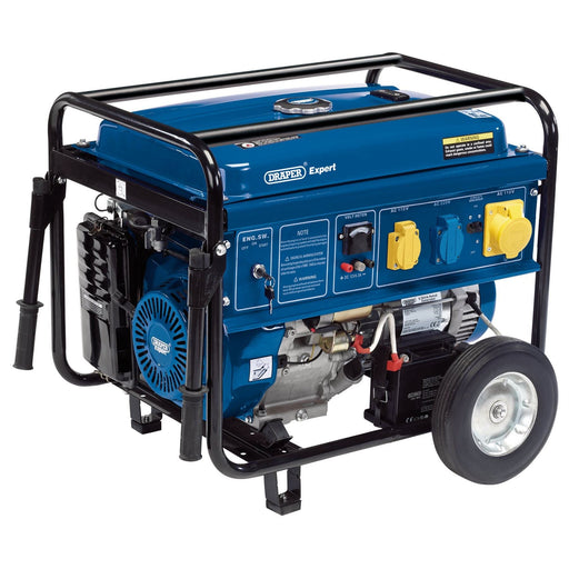 Draper Petrol Generator with Wheels, 4000W 23984 Draper - Dynamic Drive
