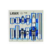 Laser Master Socket Set 13mm 11pc 7148 Laser - Dynamic Drive