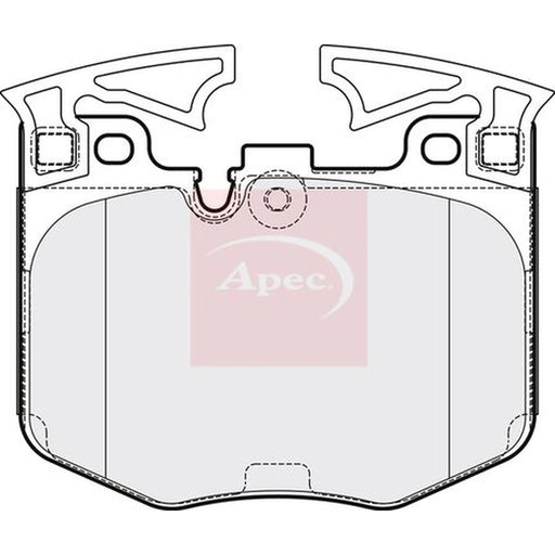 Apec Front Brake Pad Set PAD2147