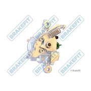 Apec Brake Caliper Assembly Rear Right BCA1034