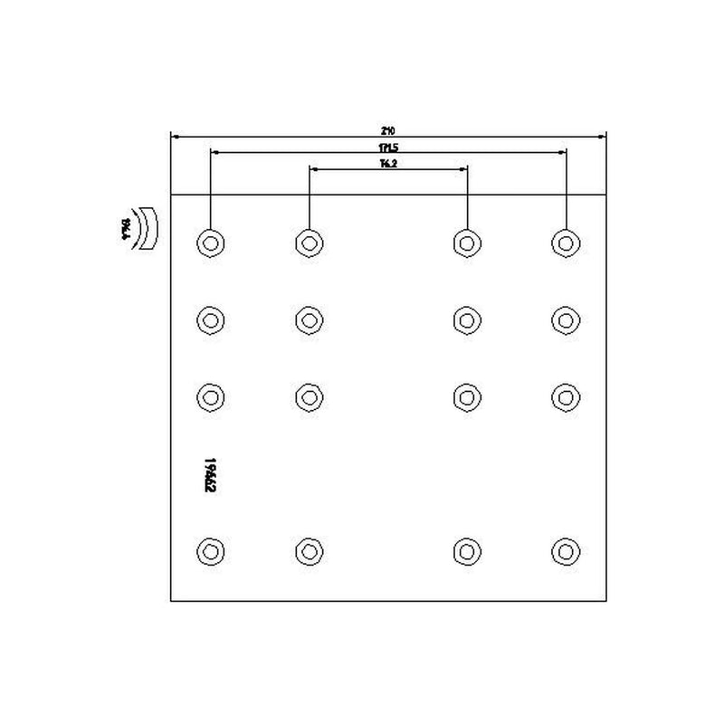 DON Don Cv Brake Lining Set YK893S7340