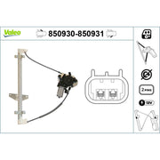 Valeo Electric Window Regulator Lifter Right Front 850931