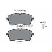 Textar Front Brake Pad Set 2248503