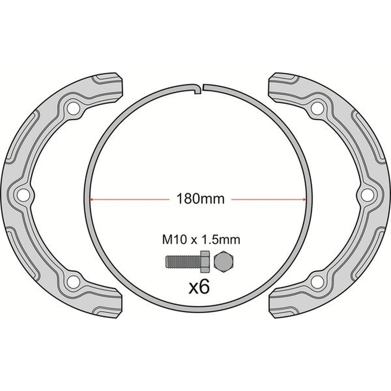 Juratek Brake Pad Accessory Fitting Kit non-steered l fits Renault Trucks Magnum