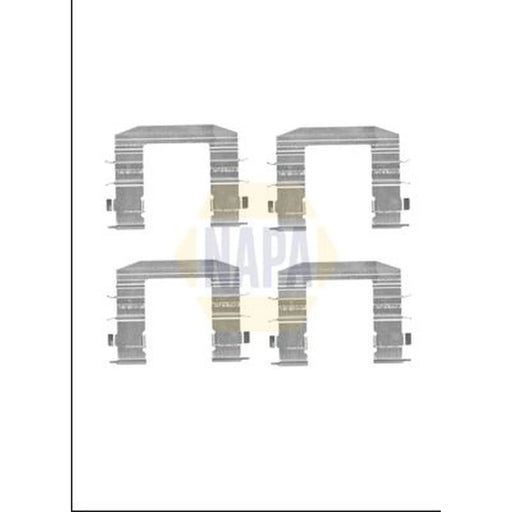 NAPA Brake Pad Accessory Fitting Kit Front fits Hyundai I30 2007-2012