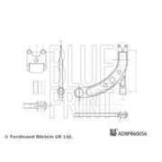 Blue Print Control/Trailing Arm Front Left ADBP860056