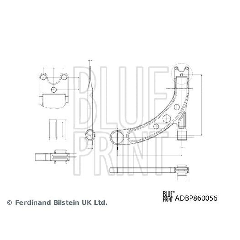 Blue Print Control/Trailing Arm Front Left ADBP860056