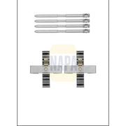 NAPA Brake Pad Accessory Fitting Kit Rear fits VW Touareg 2007-2010 3.0
