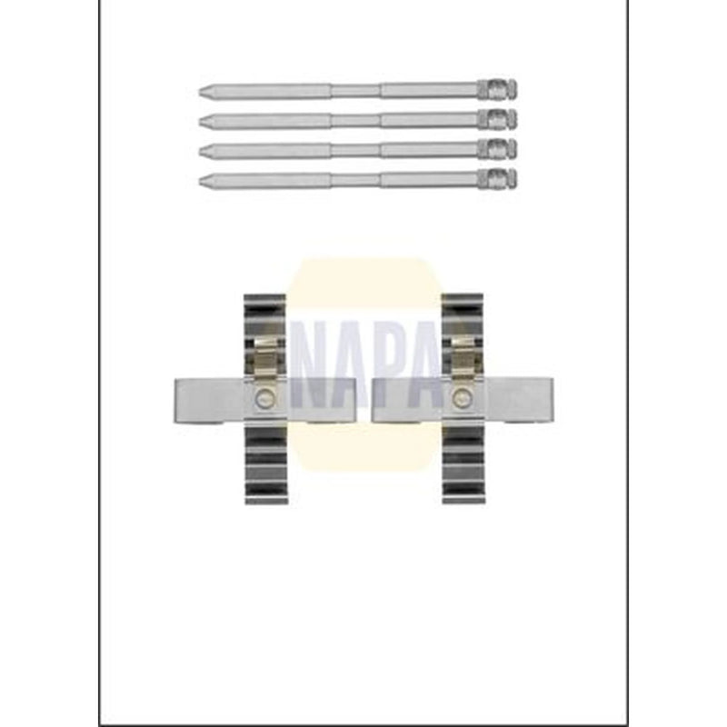NAPA Brake Pad Accessory Fitting Kit Rear fits VW Touareg 2007-2010 3.0