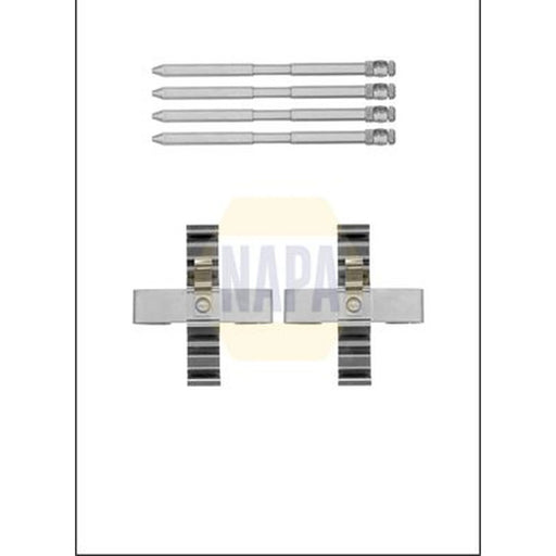 NAPA Brake Pad Accessory Fitting Kit Rear fits VW Touareg 2007-2010 3.0