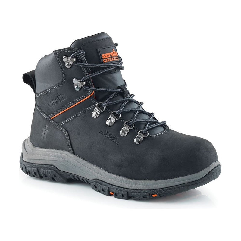 Scruffs Rafter Safety Boots Black Size 7 / 41 Scruffs - Dynamic Drive
