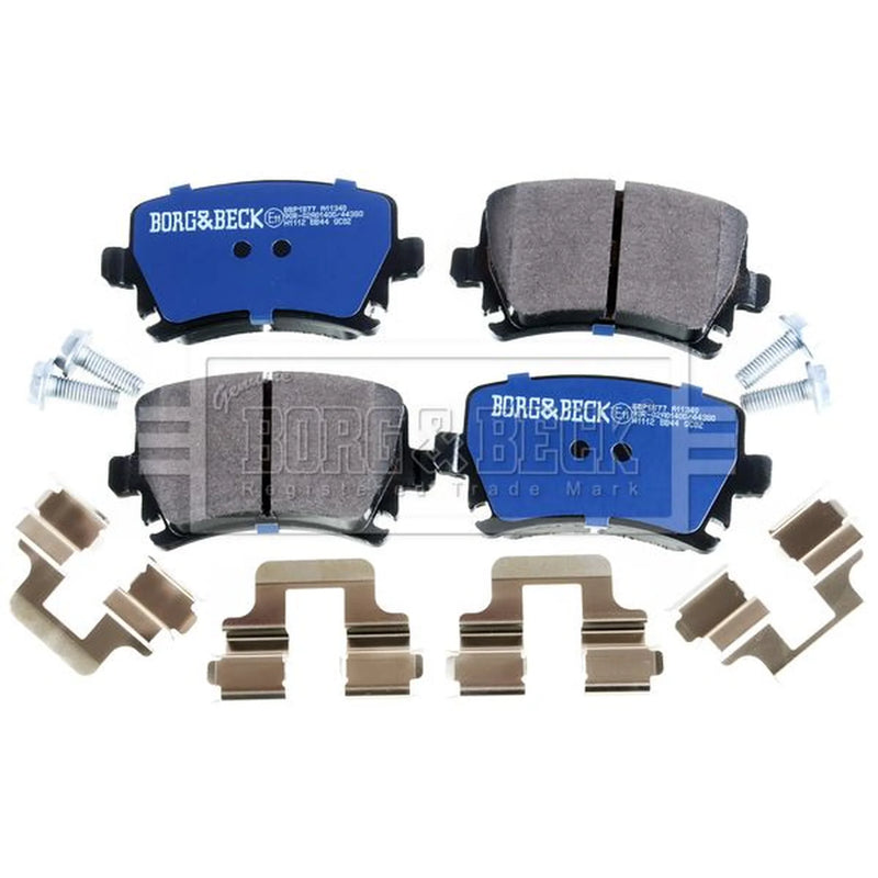 Borg & Beck Front & Rear Brake Discs & Pads fits Audi A4 B7 2004-2006 3.0