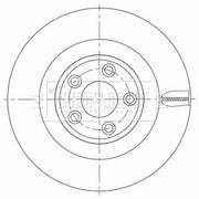 Borg & Beck Front & Rear Brake Discs & Pads fits Jaguar Xj 2011-2019 2.0 3.0