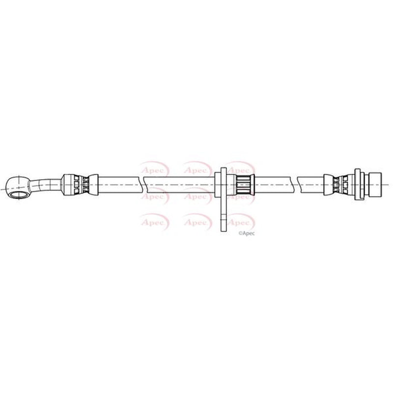 Apec Brake Hydraulic Hose Line Front Left fits Honda Civic X 2016-2022