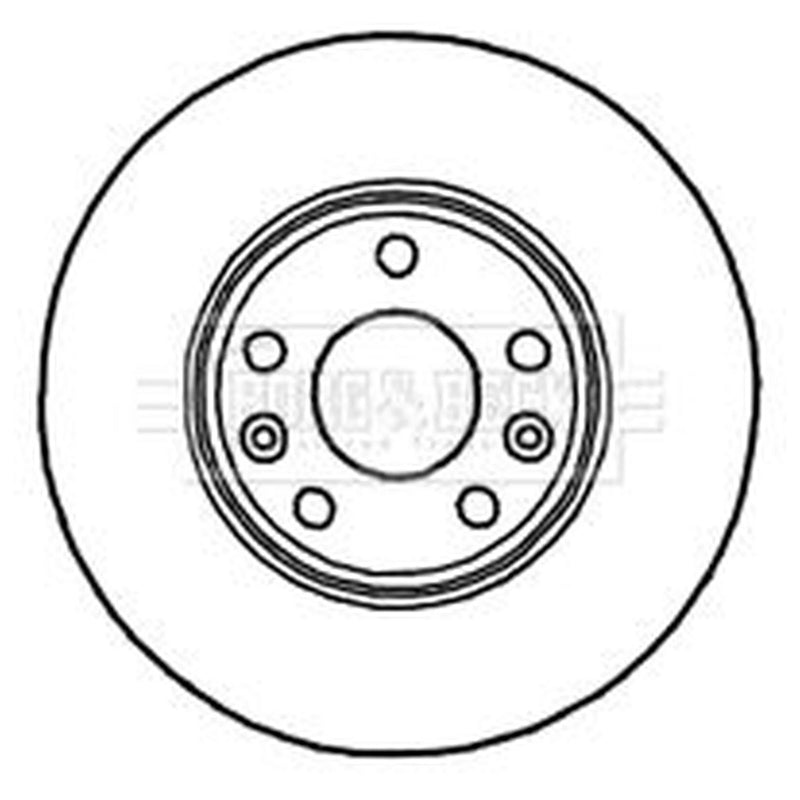 Borg & Beck Front & Rear Brake Discs & Pads fits Renault Megane III 2009-2016