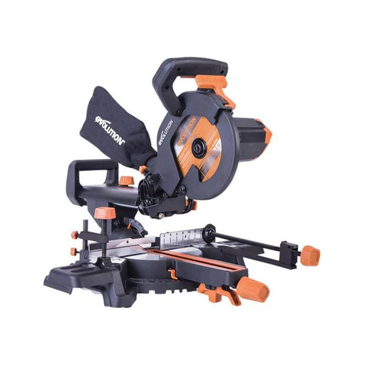 Evolution R210SMS+ Pro Multi-Material Sliding Mitre Saw 210mm 1500W 110V Evolution - Dynamic Drive