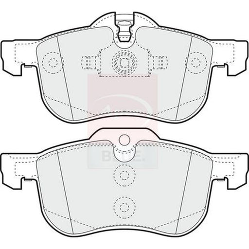 Apec Front Brake Pad Set fits MG MG 6 2010 on 1.8