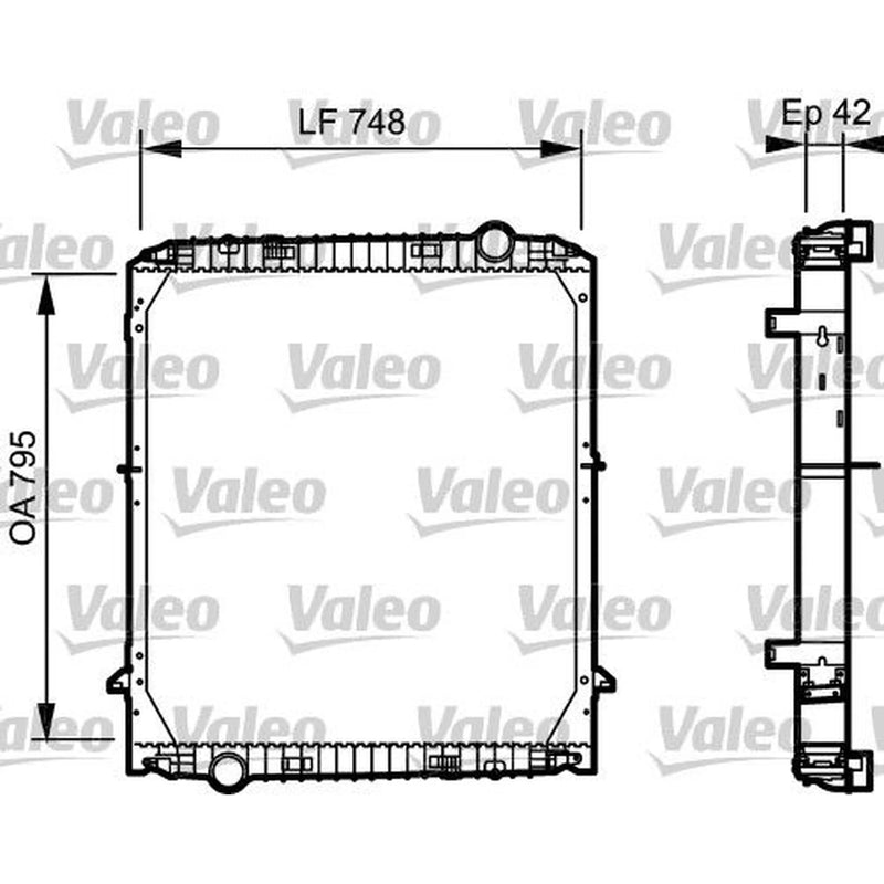Valeo Engine Radiator 733486