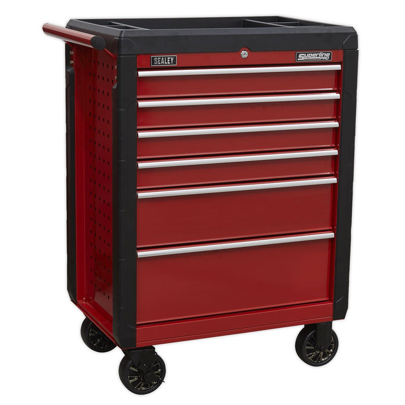 Sealey Rollcab 6 Drawer with Ball-Bearing Slides AP3406 Sealey - Dynamic Drive