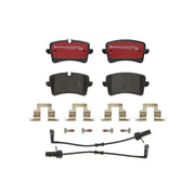 Brembo 4 x Rear Brake Pad Set fits Audi A5 2010-2017