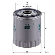 MANN-FILTER Full Service Kit with Air, Oil, Fuel & Ca fits Mercedes-Benz E-Class