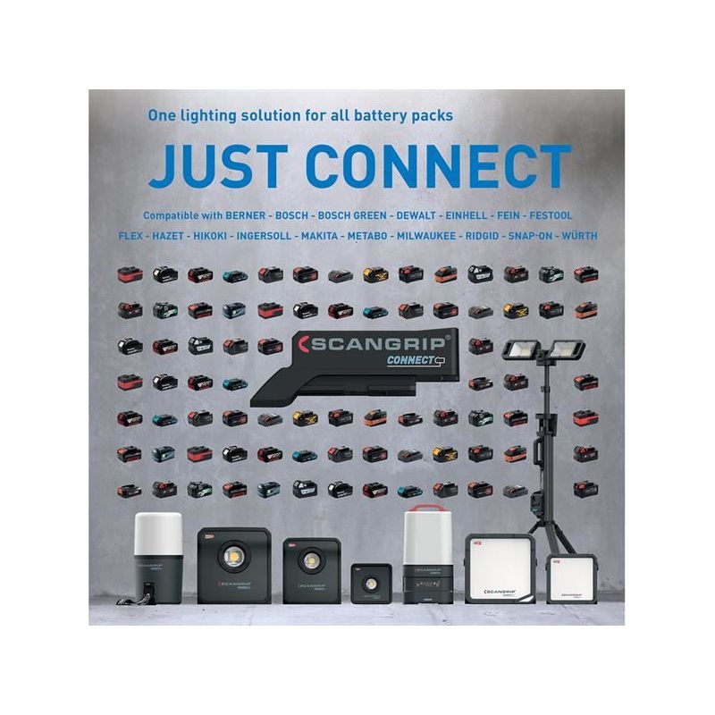 Scangrip® CONNECT DEWALT Connector SCANGRIP® - Dynamic Drive