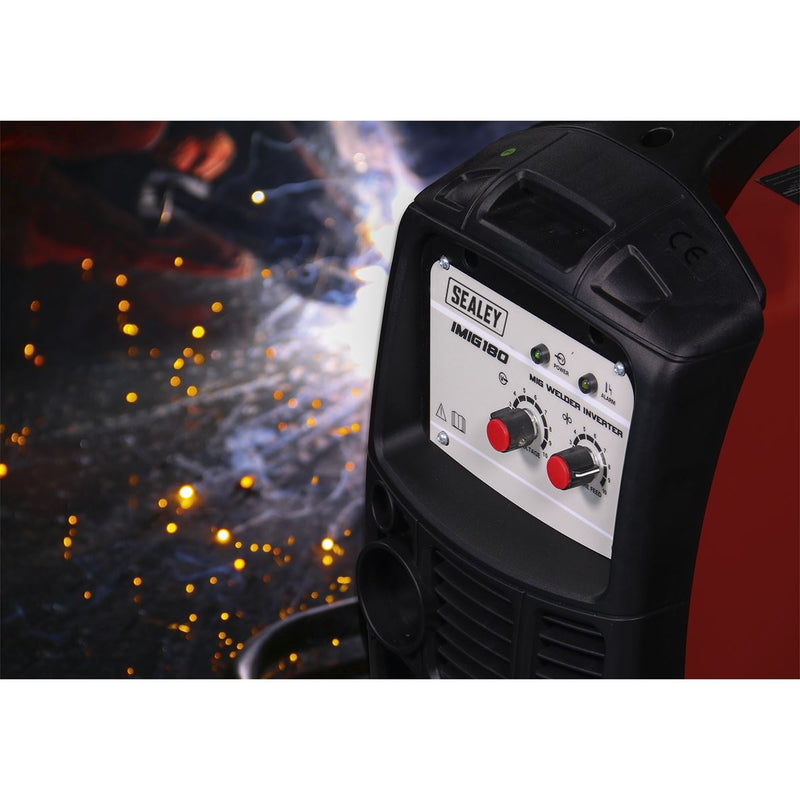 Sealey MIG Welder Inverter 180Amp IMIG180 Sealey  - Dynamic Drive