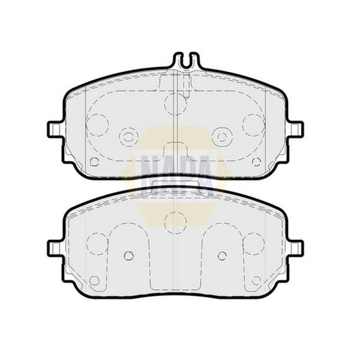 NAPA Front Brake Pad Set NBP1671
