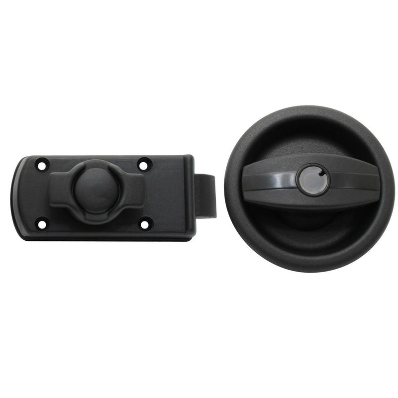 Black Right Hand Zadi Door Lock for Caravan/Motorhomes Nova - Dynamic Drive