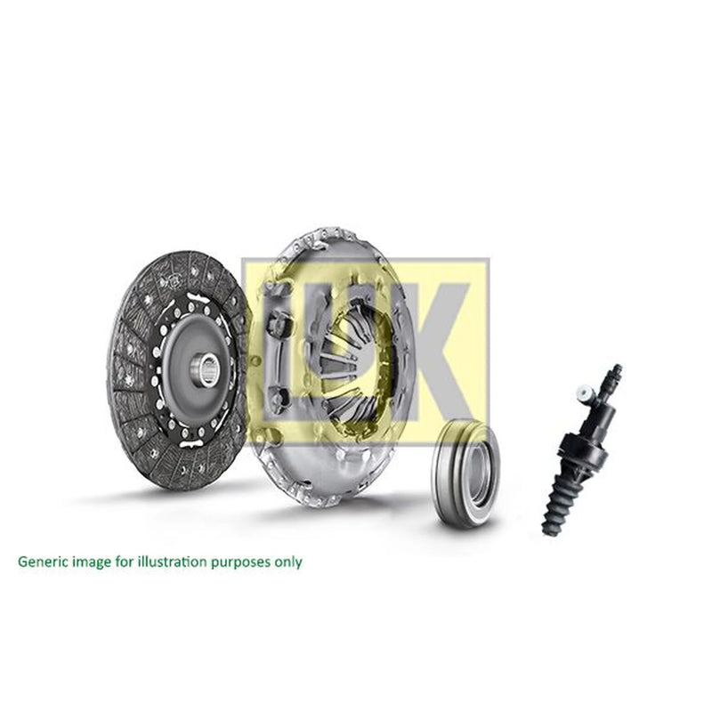 LuK Clutch Kit Set 3pc fits Citroën C3 I 2002-2008 1.4