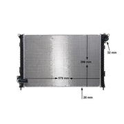 Mahle Engine Radiator fits Mini Mini 2001-2008