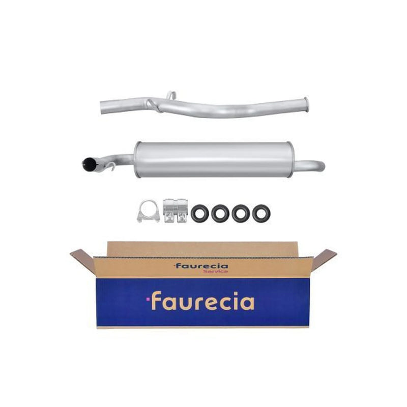 Hella End Silencer Rear fits Fiat Talento 1989-1994 1.9 2.0