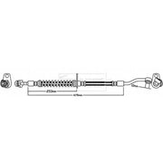 Borg & Beck Brake Hydraulic Hose Line Front Left BBH8213